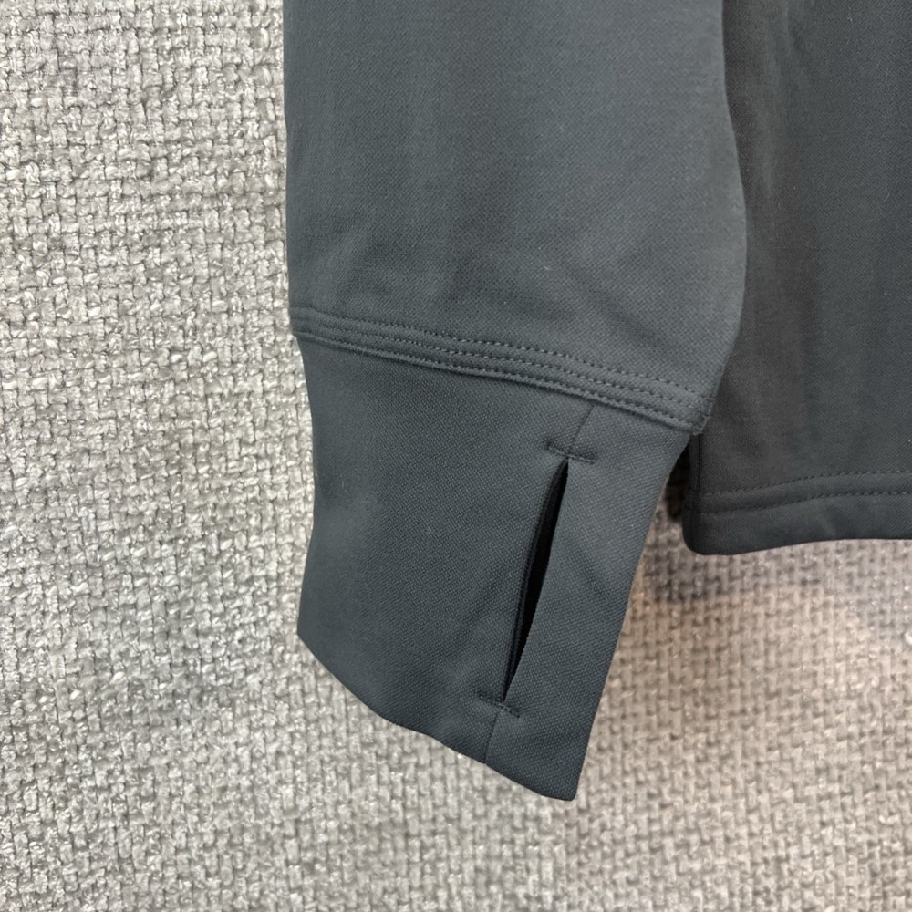 Champion Performance 1/4 Zip Fleece Men's Med Gray Logo Moisture Wicking NEW! - Picture 5 of 14